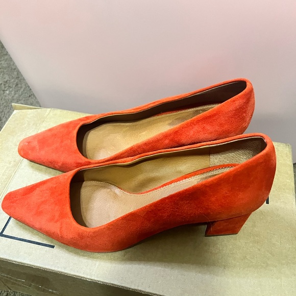 Red Sarto By Franco Heels Suade - Picture 3 of 4